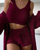 Ensemble Cosy So Comfy (3 Pièces) - Pour des Moments Douillets en Toute Saison