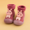 Chaussons antidérapants Comfy Kids - Modèle "Rabbit"